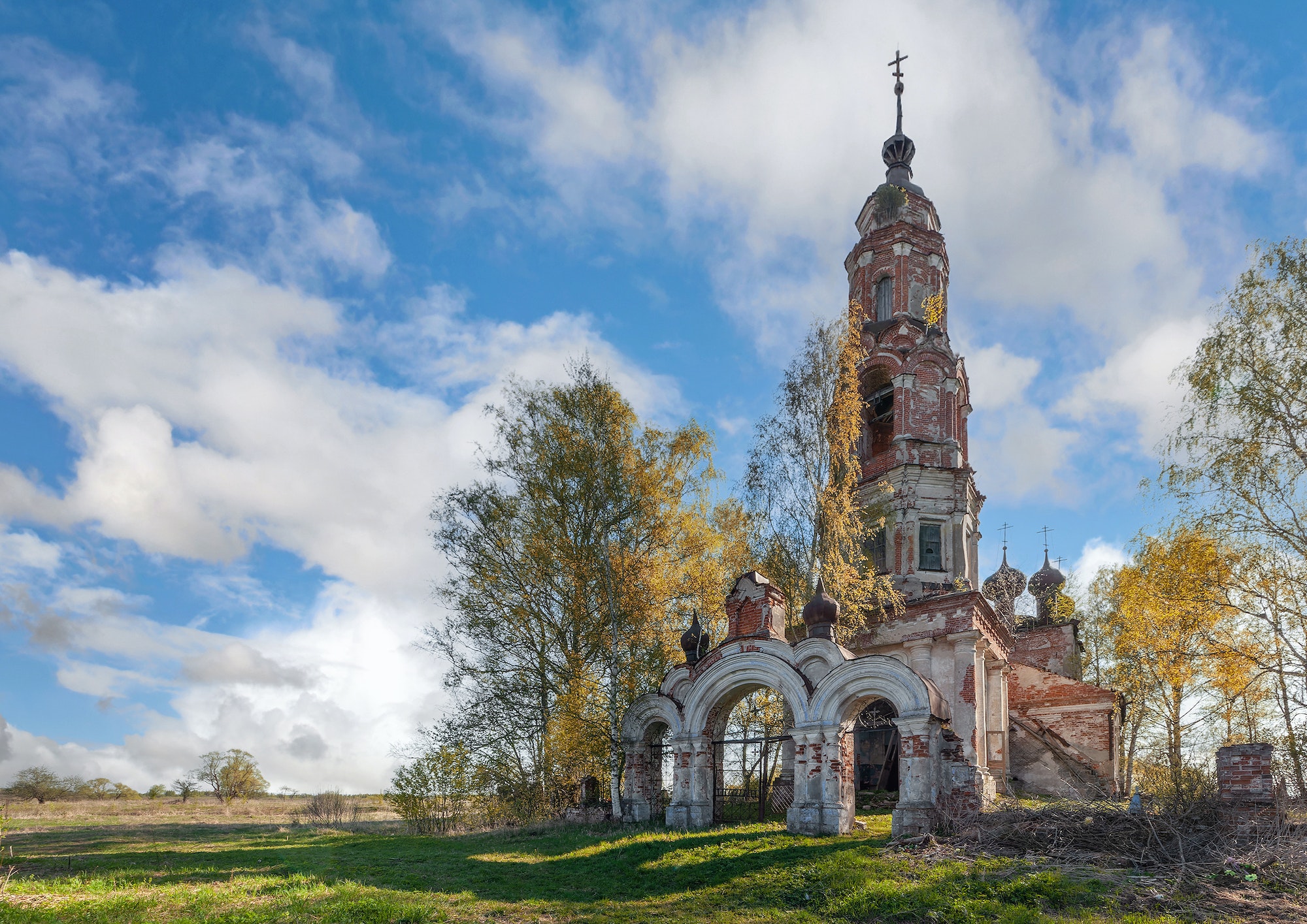 Abandoned old Russian church