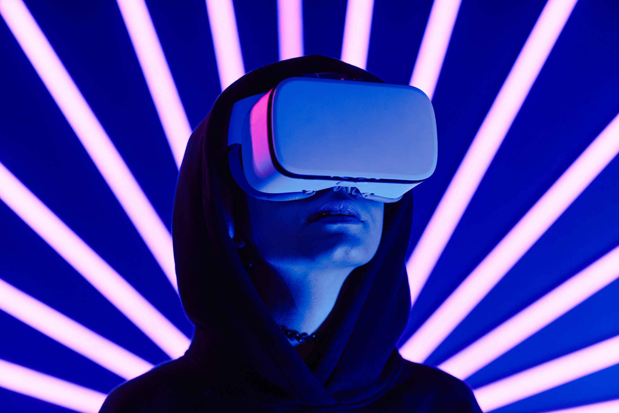 Woman in Virtual Reality